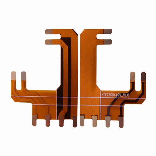 Pi材質0.12mm2層フレキシブルPCB